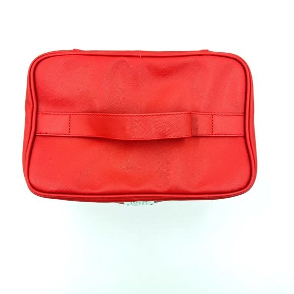 Tender Love + Carry Red Leather Makeup Bag - Picture 5 of 10